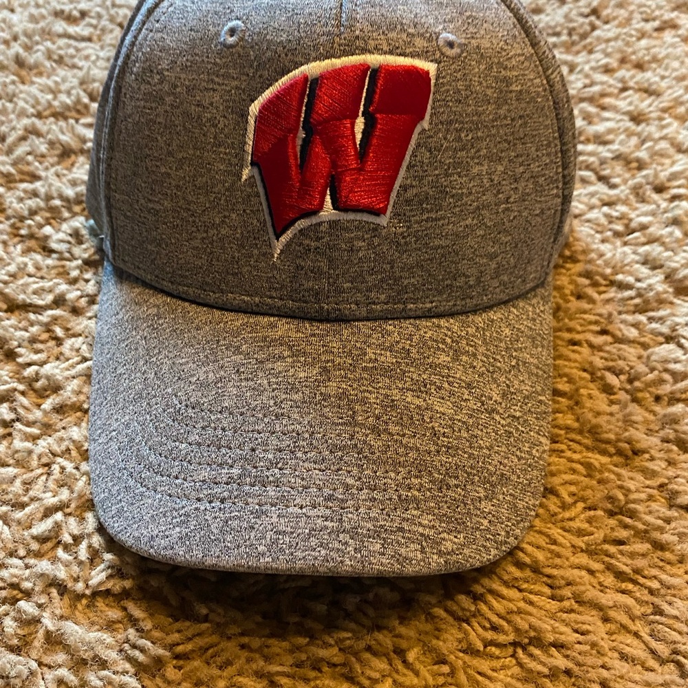 Wisconsin Badgers Gray Baseball Cap